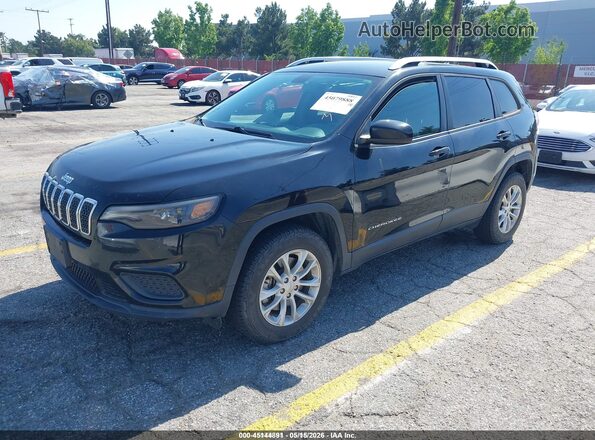 1C4PJMCX6LD643381 2020 JEEP CHEROKEE Черный Передняя левая четверть