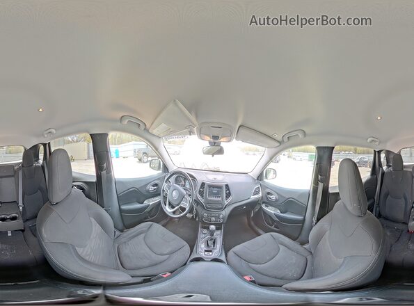 1C4PJMCX9KD477758 2019 JEEP CHEROKEE Белый Панорамный вид салона 360°