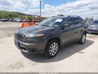 2016 Jeep Cherokee Limited Gray vin: 1C4PJMDB0GW250649