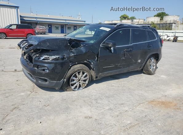 1C4PJMDB1JD526890 2018 JEEP CHEROKEE Black Vista tres cuartos delantera izquierda