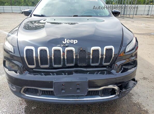 1C4PJMDB2GW366645 2016 JEEP CHEROKEE Black Vista interior trasera