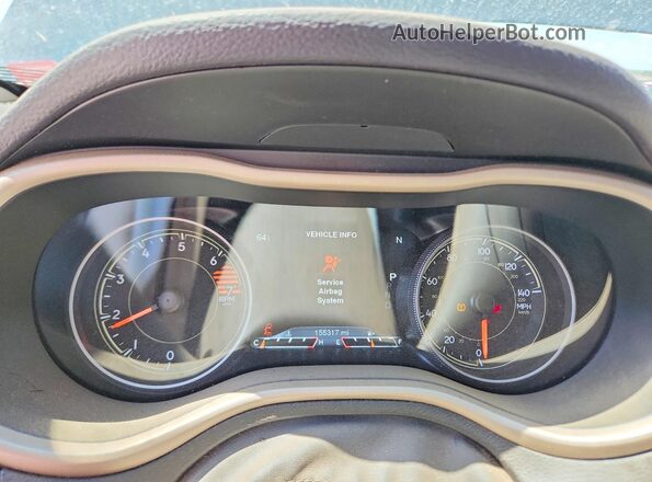 1C4PJMDB2HW584554 2017 JEEP CHEROKEE Черный Вид щитка приборов