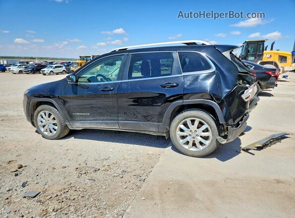 1C4PJMDB2HW584554 2017 JEEP CHEROKEE Черный Задняя левая четверть