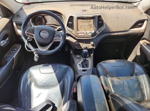 1C4PJMDB2HW584554 2017 JEEP CHEROKEE Черный Вид панели приборов
