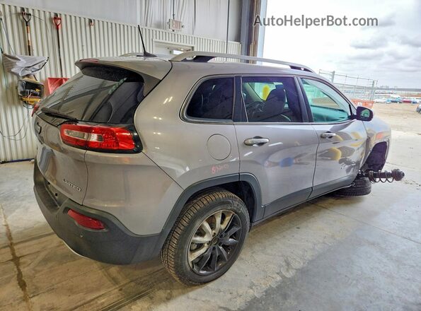 1C4PJMDB3JD505832 2018 JEEP CHEROKEE Silver Trasero derecho