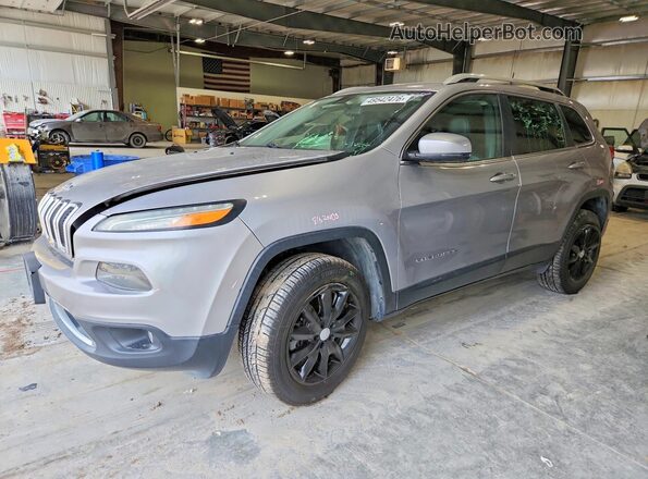 1C4PJMDB3JD505832 2018 JEEP CHEROKEE Silver Vista tres cuartos delantera izquierda