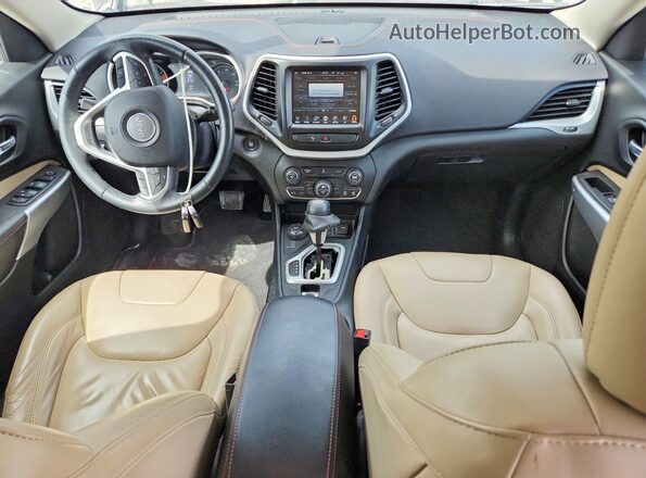 1C4PJMDB3JD562273 2018 JEEP CHEROKEE Серый Вид панели приборов