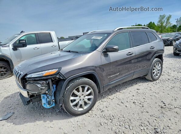 1C4PJMDB3JD562273 2018 JEEP CHEROKEE Серый Передняя левая четверть