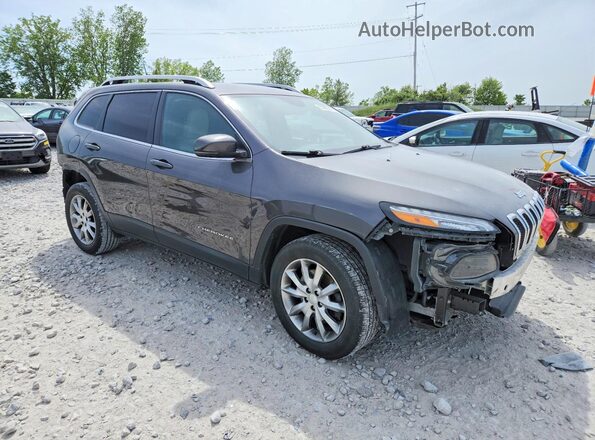 1C4PJMDB3JD562273 2018 JEEP CHEROKEE Серый Передняя правая четверть