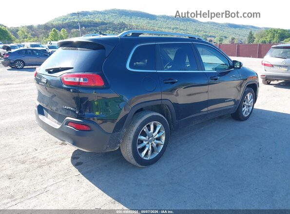 1C4PJMDB4GW162199 2016 JEEP CHEROKEE Черный Задняя правая четверть
