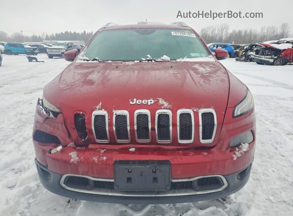 1C4PJMDB4GW235118 2016 JEEP CHEROKEE Красный Вид спереди