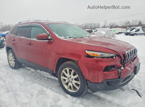 1C4PJMDB4GW235118 2016 JEEP CHEROKEE Красный Передняя правая четверть
