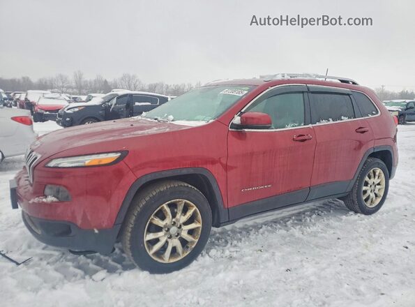 1C4PJMDB4GW235118 2016 JEEP CHEROKEE Красный Передняя левая четверть