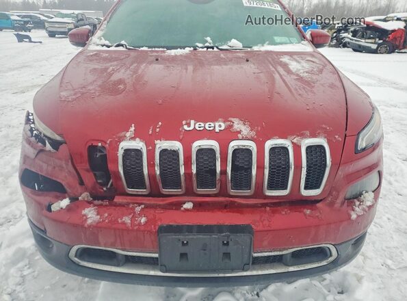 1C4PJMDB4GW235118 2016 JEEP CHEROKEE Красный Вид подкапотного пространства