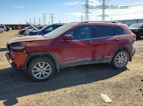 1C4PJMDB4GW326020 2016 JEEP CHEROKEE Red Przód lewy