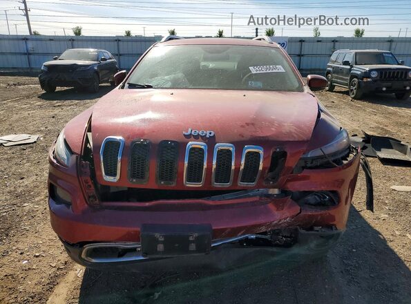 1C4PJMDB4GW326020 2016 JEEP CHEROKEE Red Widok z przodu