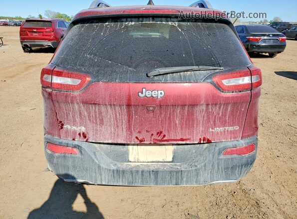 1C4PJMDB4GW326020 2016 JEEP CHEROKEE Red Widok z tyłu