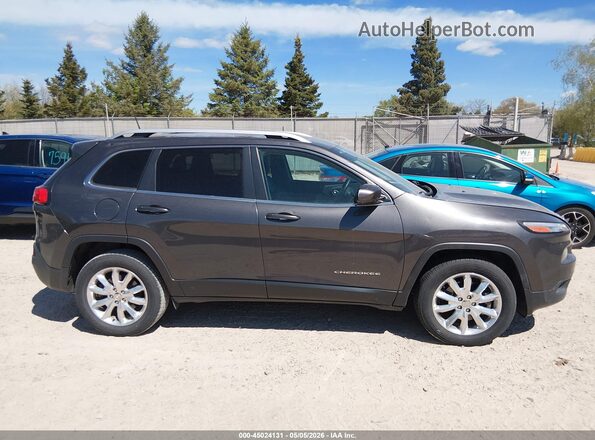 1C4PJMDB5HW544033 2017 JEEP CHEROKEE Серый Вид задней части салона