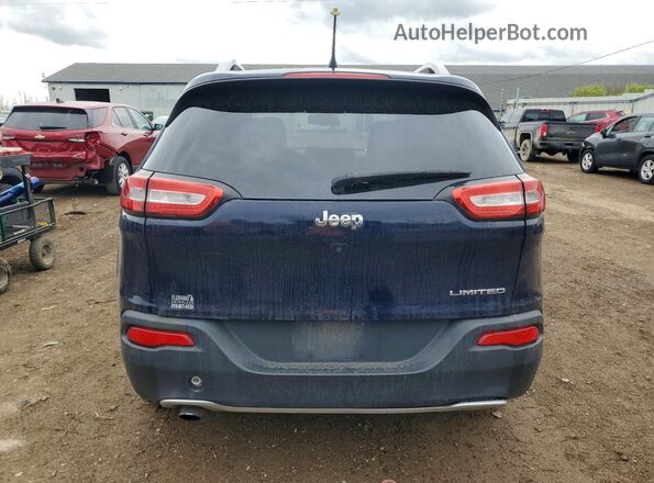 1C4PJMDB6GW326164 2016 JEEP CHEROKEE Синий Вид сзади