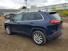 2016 Jeep Cherokee Limited Синий vin: 1C4PJMDB6GW326164