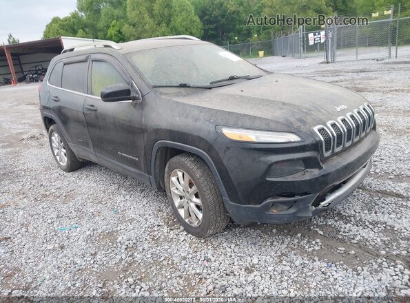 1C4PJMDB8HW519028 2017 JEEP CHEROKEE Black Delantero derecho