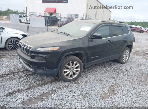 1C4PJMDB8HW519028 2017 JEEP CHEROKEE Black Vista tres cuartos delantera izquierda