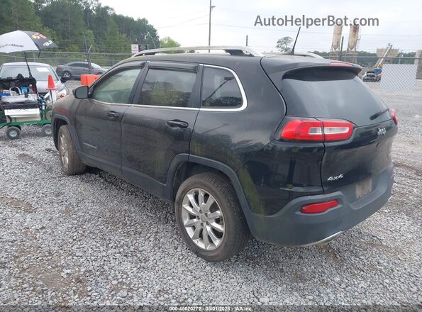 1C4PJMDB8HW519028 2017 JEEP CHEROKEE Black Trasero izquierdo