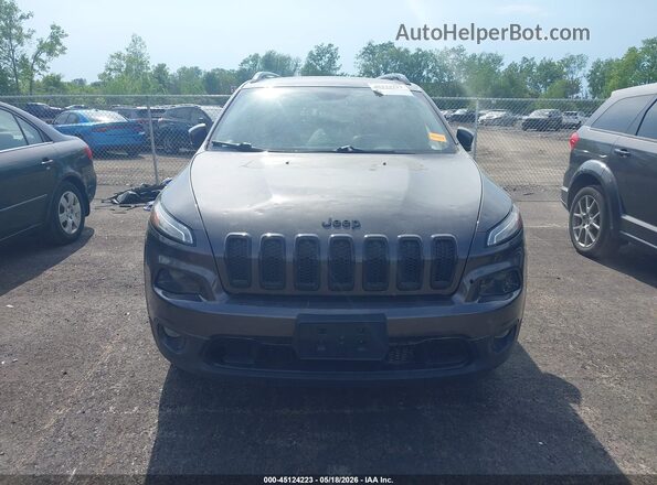 1C4PJMDB8JD589825 2018 JEEP CHEROKEE Gray Vista del cuadro de instrumentos