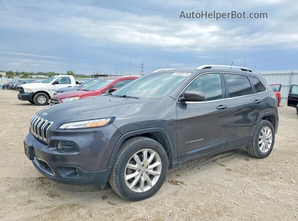 1C4PJMDB9GW197000 2016 JEEP CHEROKEE Gray Vista tres cuartos delantera izquierda