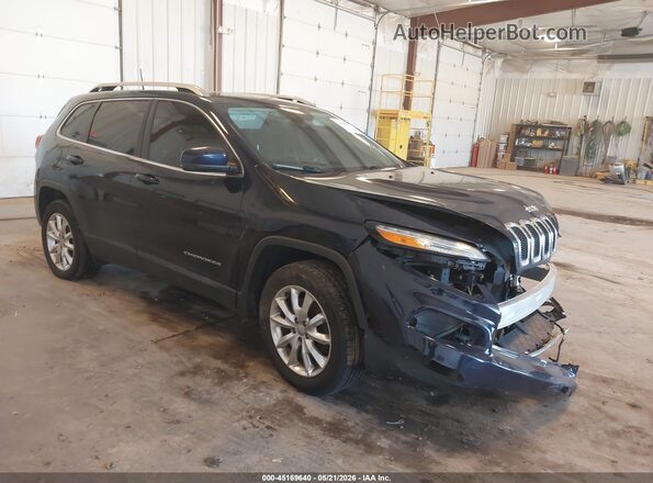 1C4PJMDB9GW326689 2016 JEEP CHEROKEE Navy Передня права чверть