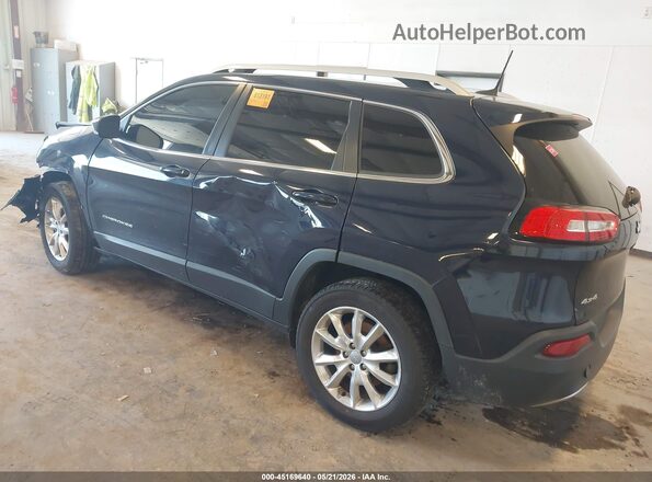 1C4PJMDB9GW326689 2016 JEEP CHEROKEE Navy Задня ліва чверть