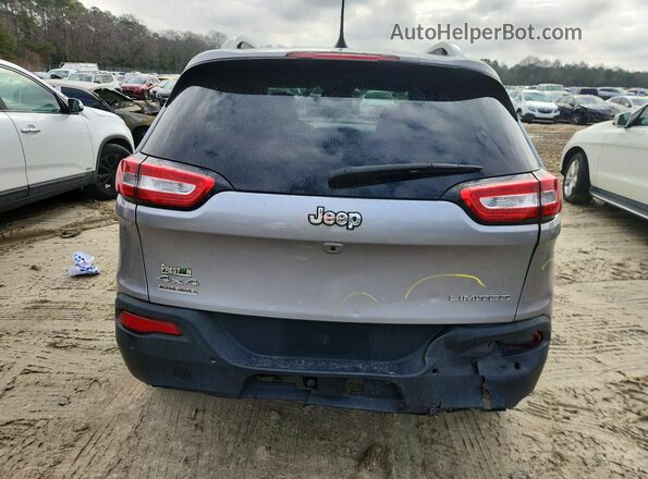 1C4PJMDBXHD214285 2017 JEEP CHEROKEE Silver უკანა ხედი