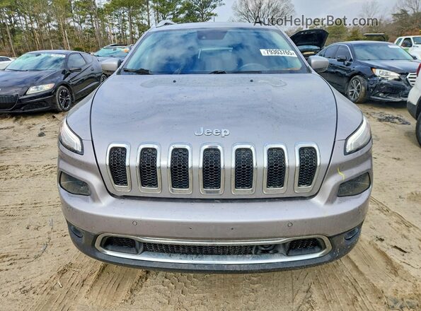 1C4PJMDBXHD214285 2017 JEEP CHEROKEE Silver წინა ხედი
