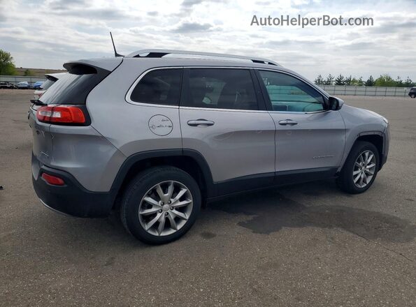 1C4PJMDBXHD240899 2017 JEEP CHEROKEE Silver უკანა მარჯვენა