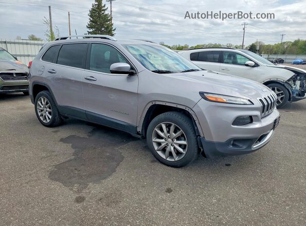 1C4PJMDBXHD240899 2017 JEEP CHEROKEE Silver წინა მარჯვენა
