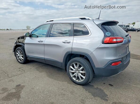 1C4PJMDBXHD240899 2017 JEEP CHEROKEE Silver უკანა მარცხენა