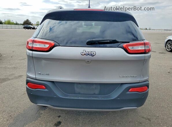 1C4PJMDBXHD240899 2017 JEEP CHEROKEE Silver უკანა ხედი