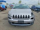 2017 Jeep Cherokee Limited Silver vin: 1C4PJMDBXHD240899