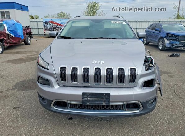 1C4PJMDBXHD240899 2017 JEEP CHEROKEE Silver წინა ხედი