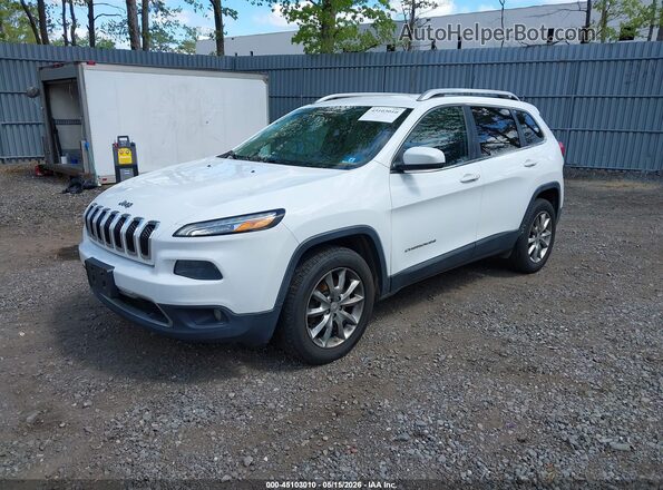 1C4PJMDBXJD508954 2018 JEEP CHEROKEE Белый Передняя левая четверть