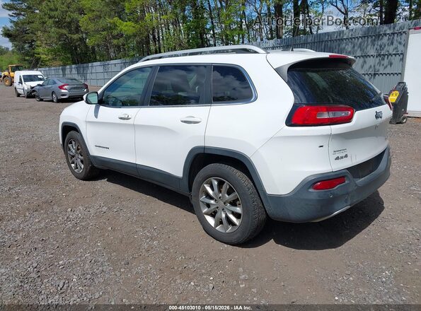 1C4PJMDBXJD508954 2018 JEEP CHEROKEE Белый Задняя левая четверть