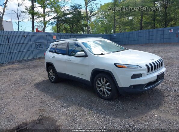 1C4PJMDBXJD508954 2018 JEEP CHEROKEE Белый Передняя правая четверть