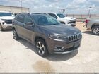 2019 Jeep Cherokee Limited 4x4 Gray vin: 1C4PJMDN7KD191582