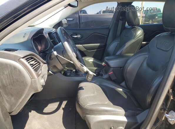 1C4PJMDNXKD299517 2019 JEEP CHEROKEE Black Vista interior delantera