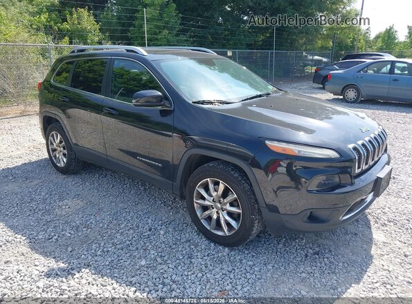 1C4PJMDS3GW267719 2016 JEEP CHEROKEE Черный Передняя правая четверть