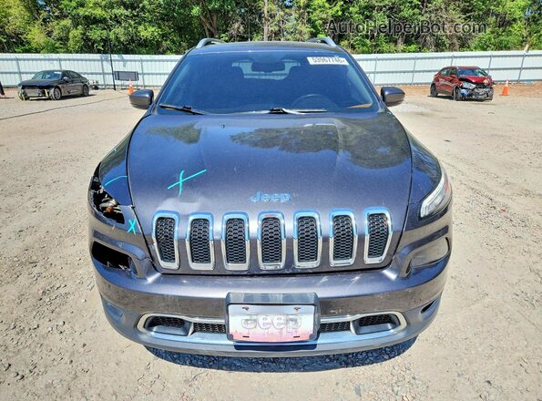 1C4PJMDS3HW658435 2017 JEEP CHEROKEE Серый Вид спереди