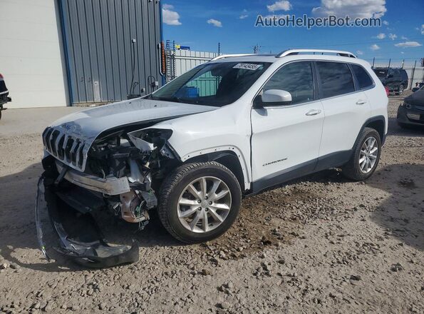 1C4PJMDS4HW596737 2017 JEEP CHEROKEE Белый Передняя левая четверть