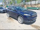 2016 Jeep Cherokee Limited Blue vin: 1C4PJMDS6GW219972