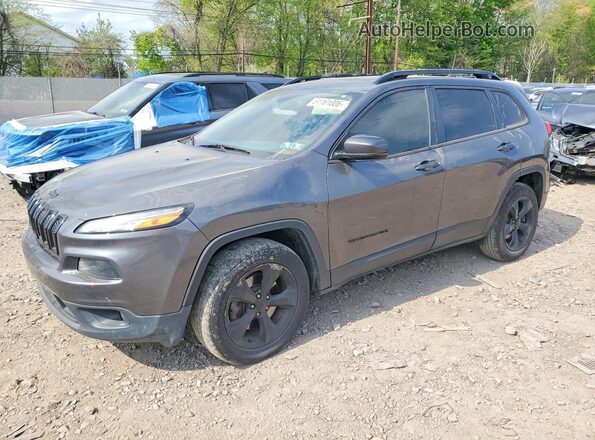 1C4PJMDS8HW501547 2017 JEEP CHEROKEE Серый Передняя левая четверть