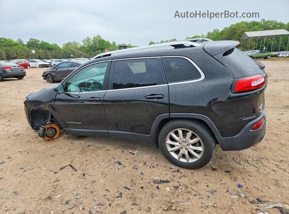 1C4PJMDS8HW567550 2017 JEEP CHEROKEE Черный Задняя левая четверть
